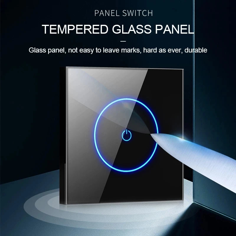 Wifi Tuya Smart Switch 10A EU 1/2/3Gang Light Switch APP Remote Voice Control Smart Lighting Touch Sensor Switch Smart Home