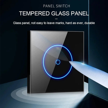 Wifi Tuya Smart Switch 10A EU 1/2/3Gang Light Switch APP Remote Voice Control Smart Lighting Touch Sensor Switch Smart Home