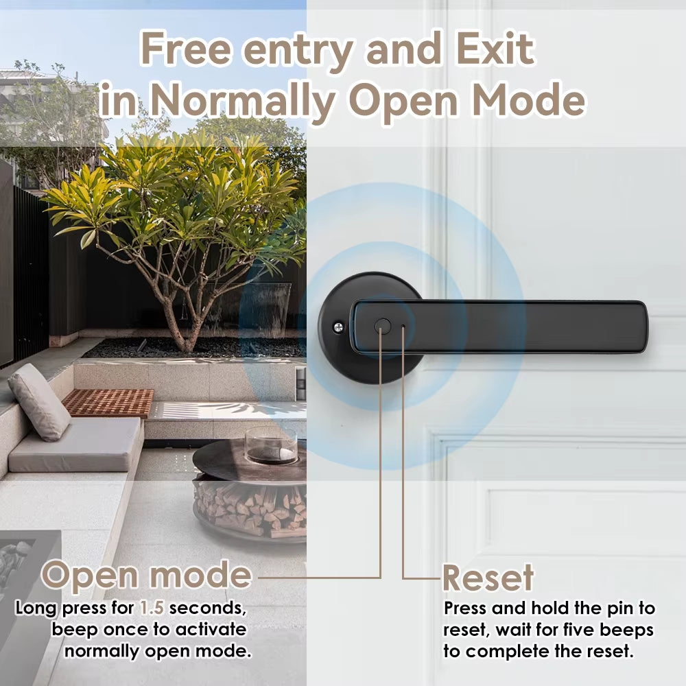 Tuya Smart Bluetooth Fingerprint Recognition Door Lock Smart Life Control Home Automation Smart Door Lock System