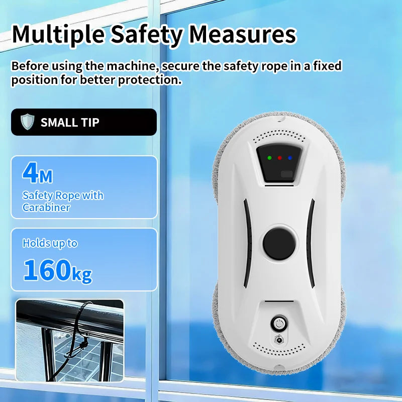 Robot Vacuum Cleaner Window Cleaning Robot Window Electric Glass Limpiacristales Remote Control for Home