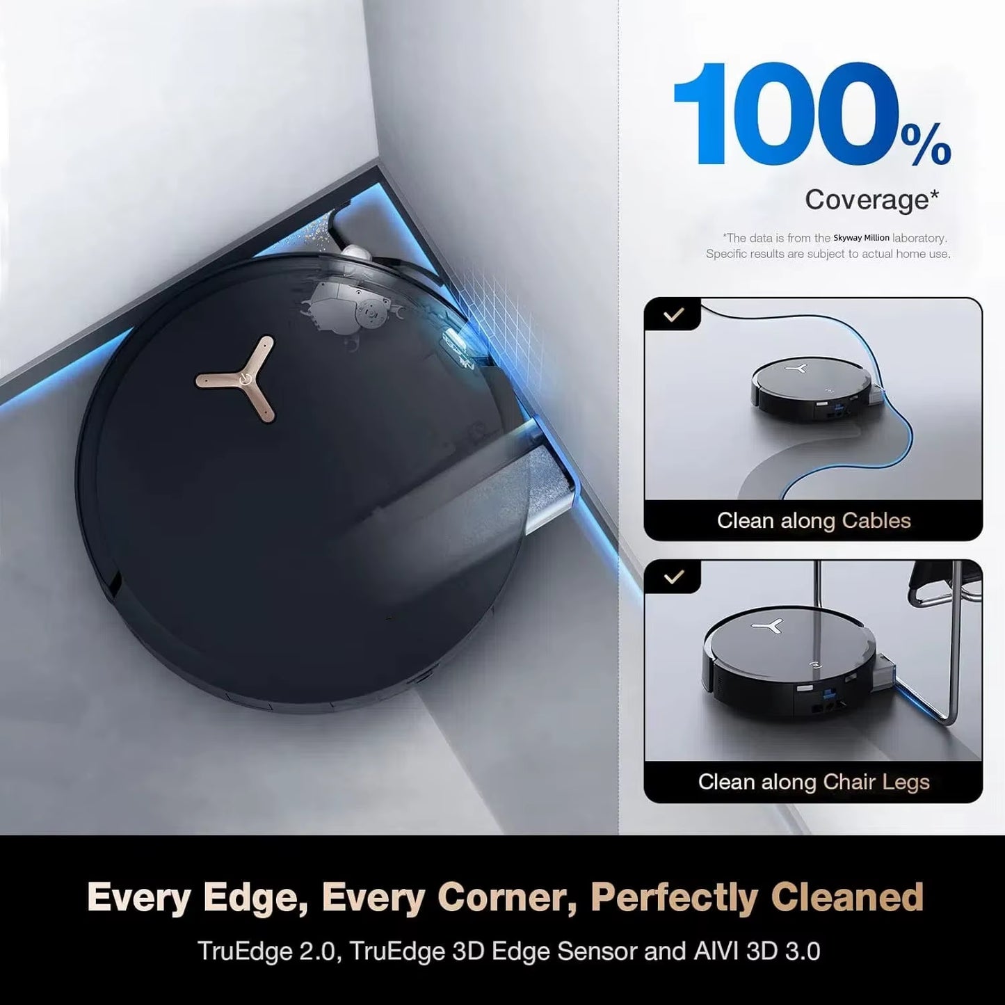 Efficient Ecovacs X8 Pro plus Smart Sweeping Aspiradora Robot Automatic Intelligent Robot Vacuum Cleaner and Mop