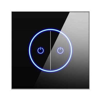 Wifi Tuya Smart Switch 10A EU 1/2/3Gang Light Switch APP Remote Voice Control Smart Lighting Touch Sensor Switch Smart Home