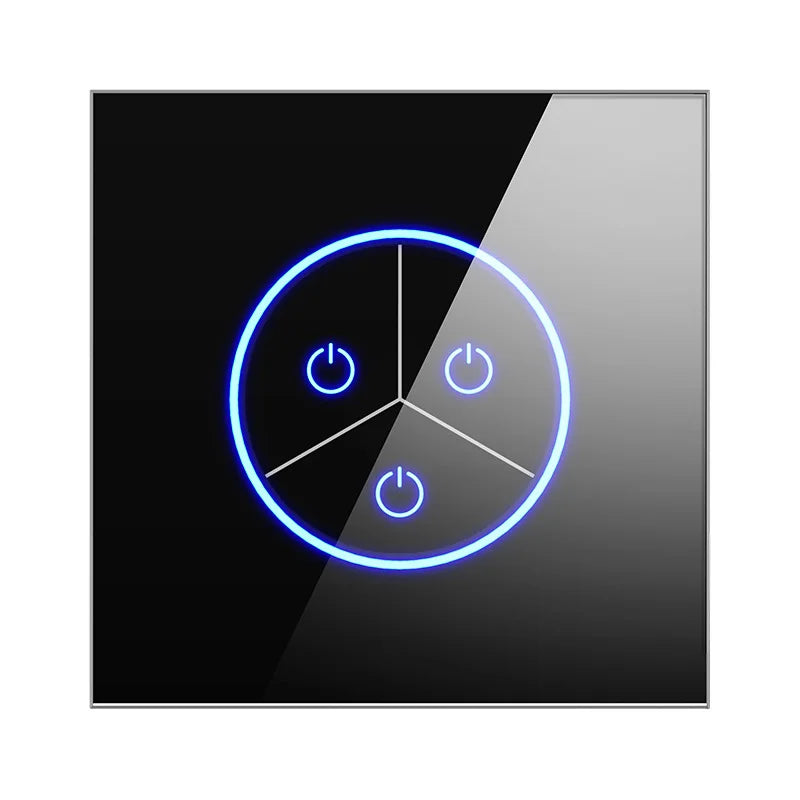 Wifi Tuya Smart Switch 10A EU 1/2/3Gang Light Switch APP Remote Voice Control Smart Lighting Touch Sensor Switch Smart Home
