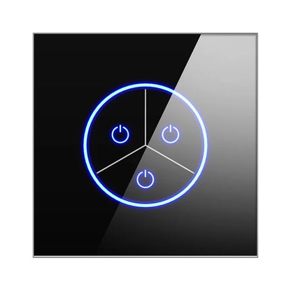 Wifi Tuya Smart Switch 10A EU 1/2/3Gang Light Switch APP Remote Voice Control Smart Lighting Touch Sensor Switch Smart Home