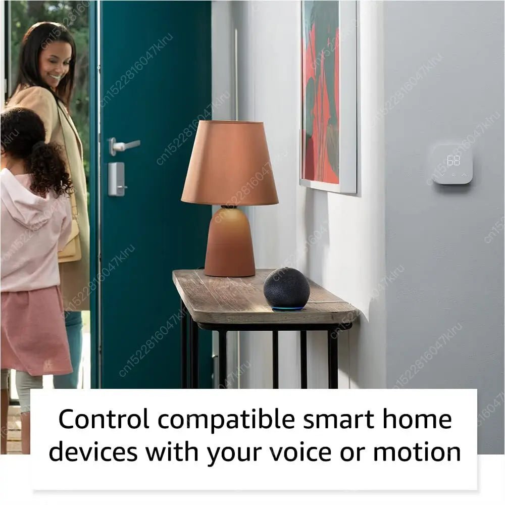 Original Alexa Echo Dot 5Th Generation Smart Mini Wifi Home BT Alexa Speaker Horn with Sound Control Voice Assistant and Clock