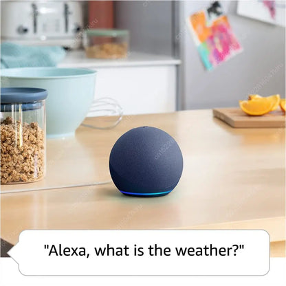 Original Alexa Echo Dot 5Th Generation Smart Mini Wifi Home BT Alexa Speaker Horn with Sound Control Voice Assistant and Clock