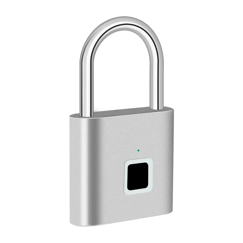 IP66 Waterproof Fingerprint Smart Lock Padlock Door Lock Keyless USB Charging Portable