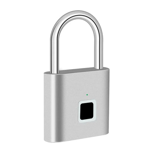 IP66 Waterproof Fingerprint Smart Lock Padlock Door Lock Keyless USB Charging Portable