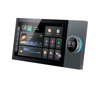 10-Inch IPS Screen Android Music Host Touch Screen Multi-Function Wall-Mounted Central Controller Two Zones Tuya Smart App Home
