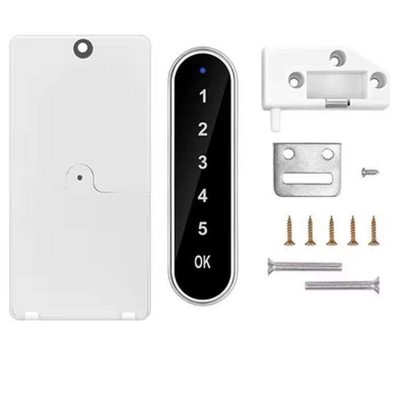 Fingerprint Smart Cabinet Lock Password Drawer Office File Smart Lock Digits Electronic Smart Door Lock AA Battery USB Backup