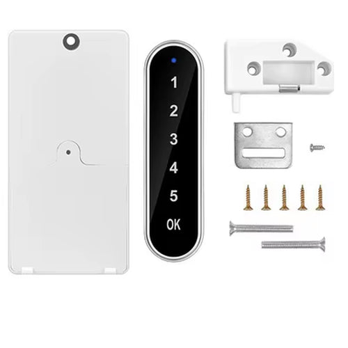 Fingerprint Smart Cabinet Lock Password Drawer Office File Smart Lock Digits Electronic Smart Door Lock AA Battery USB Backup