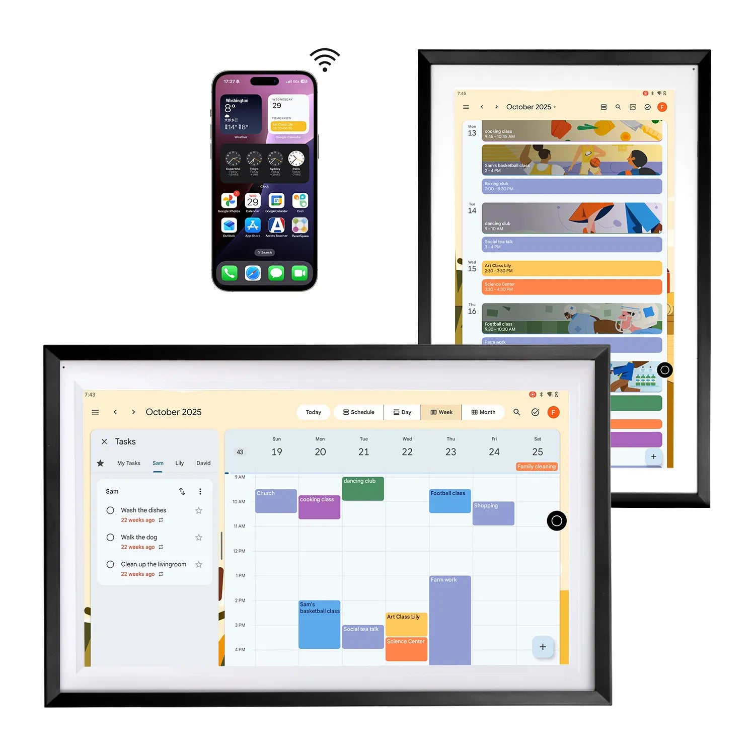15.6" Smart Display F16S-White&Black