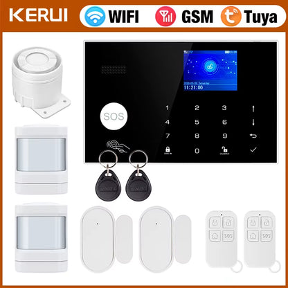 G30 Alarm System for Home WIFI GSM Security Alarm Panel with Temperature and Humidity Display Work Alexa Tuya Smart App
