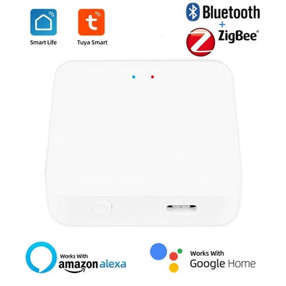 Tuya Bluetooth Zigbee 3.0 Smart Gateway Hub Smart Life Home Bridge Wireless Multi Mode Gateway Mesh Work with Alexa Google Home