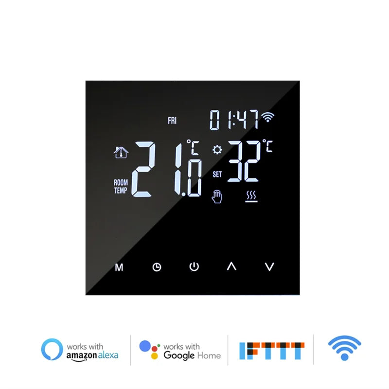 Tuya Smart Home Wifi Heating Thermostat Warm Underfloor Regulator 220V Electric/Water Gas Boiler Temperature Controller Alexa