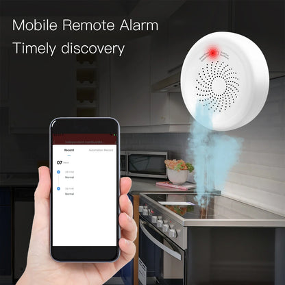 Smart Zigbee Gas Leakage Detector Combustible Sensor Tuya Smart Home Security Alarm System Smart Life Tuya App Remote Control